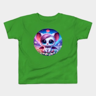 Cute Chibi Bat Girl Kids T-Shirt